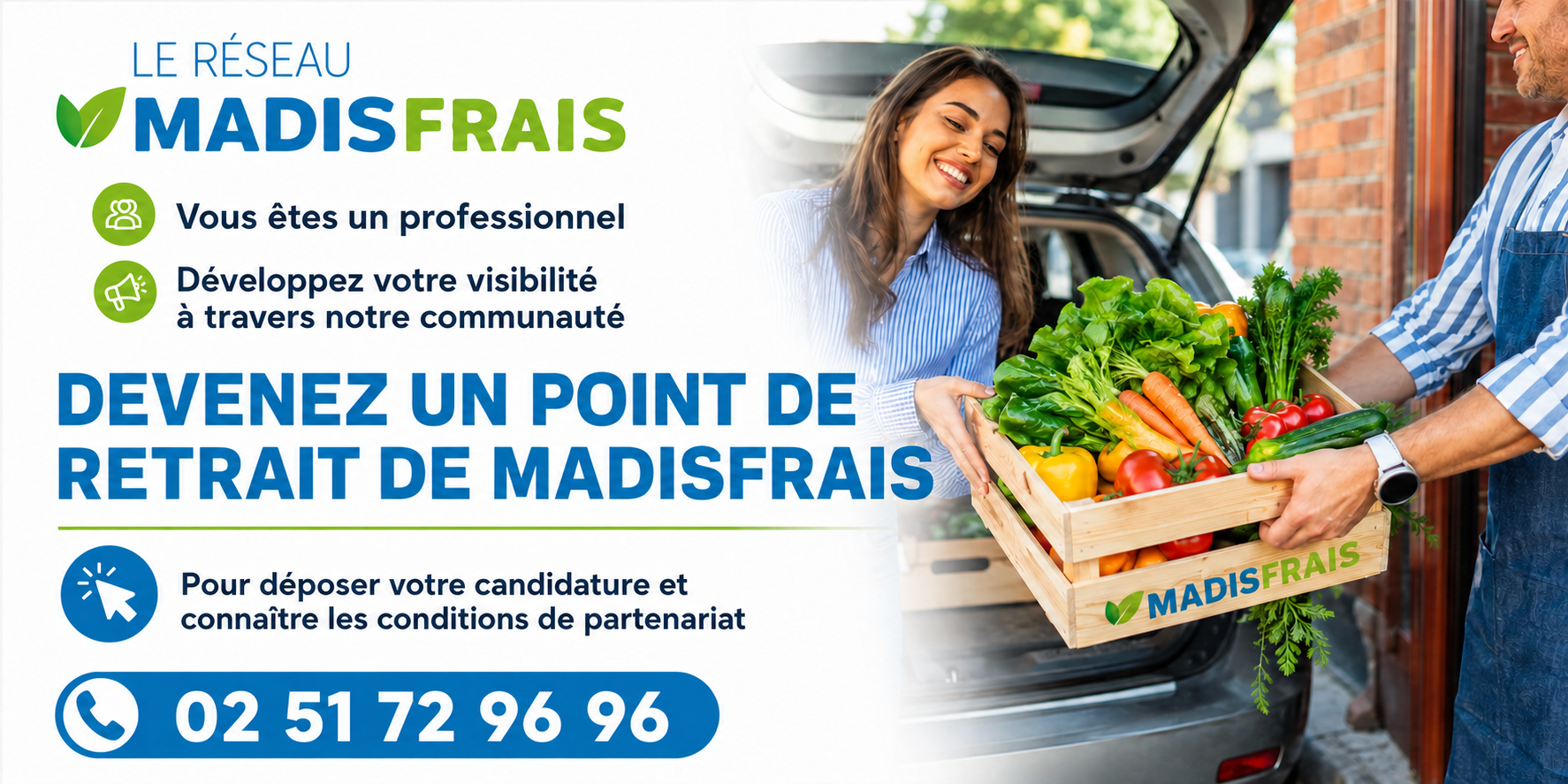 Devenez un point de retrait MADISFRAIS