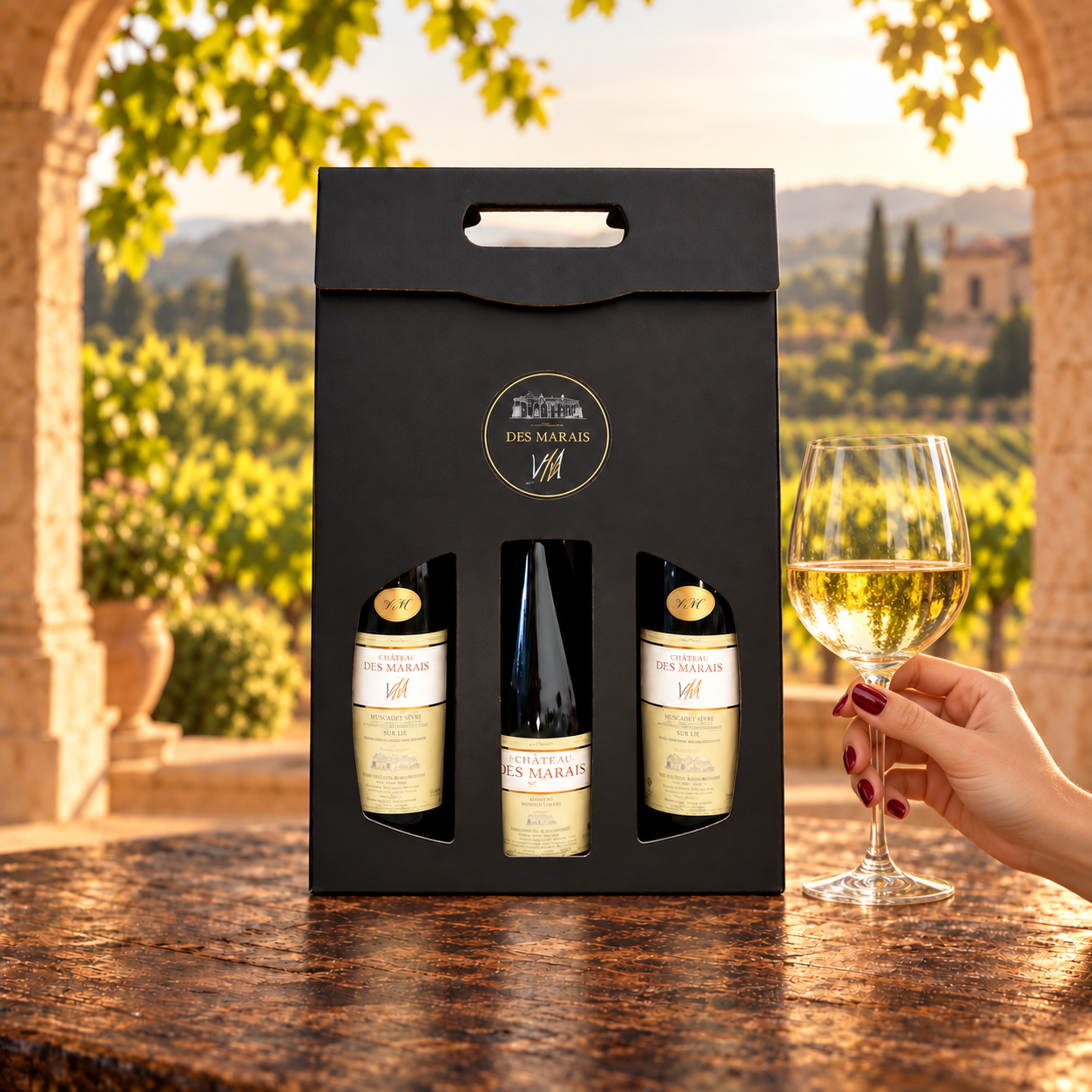 Coffret de vin