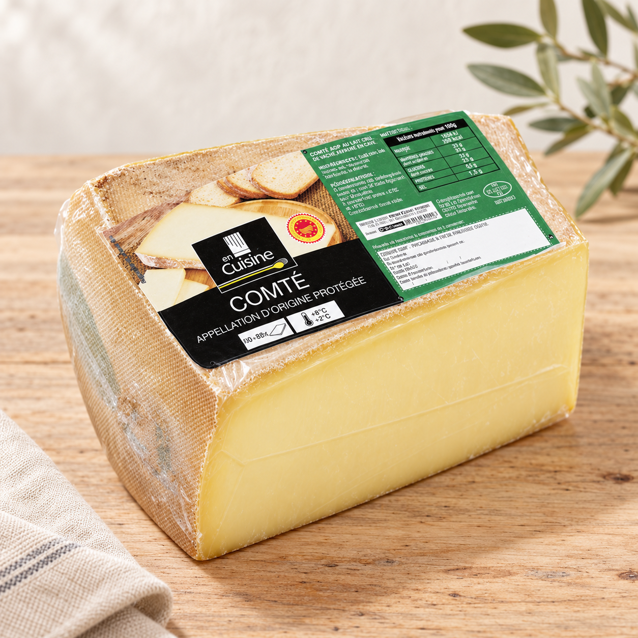 Bloc de comté A.O.P. EN CUISINE 2 KG