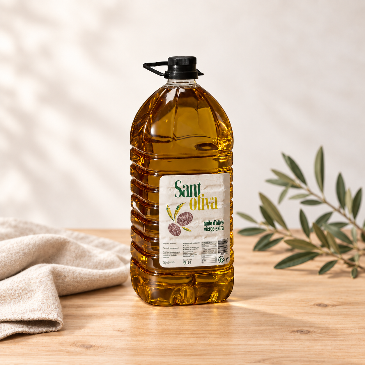 Huile d'olive vierge SANTOLIVA 5L