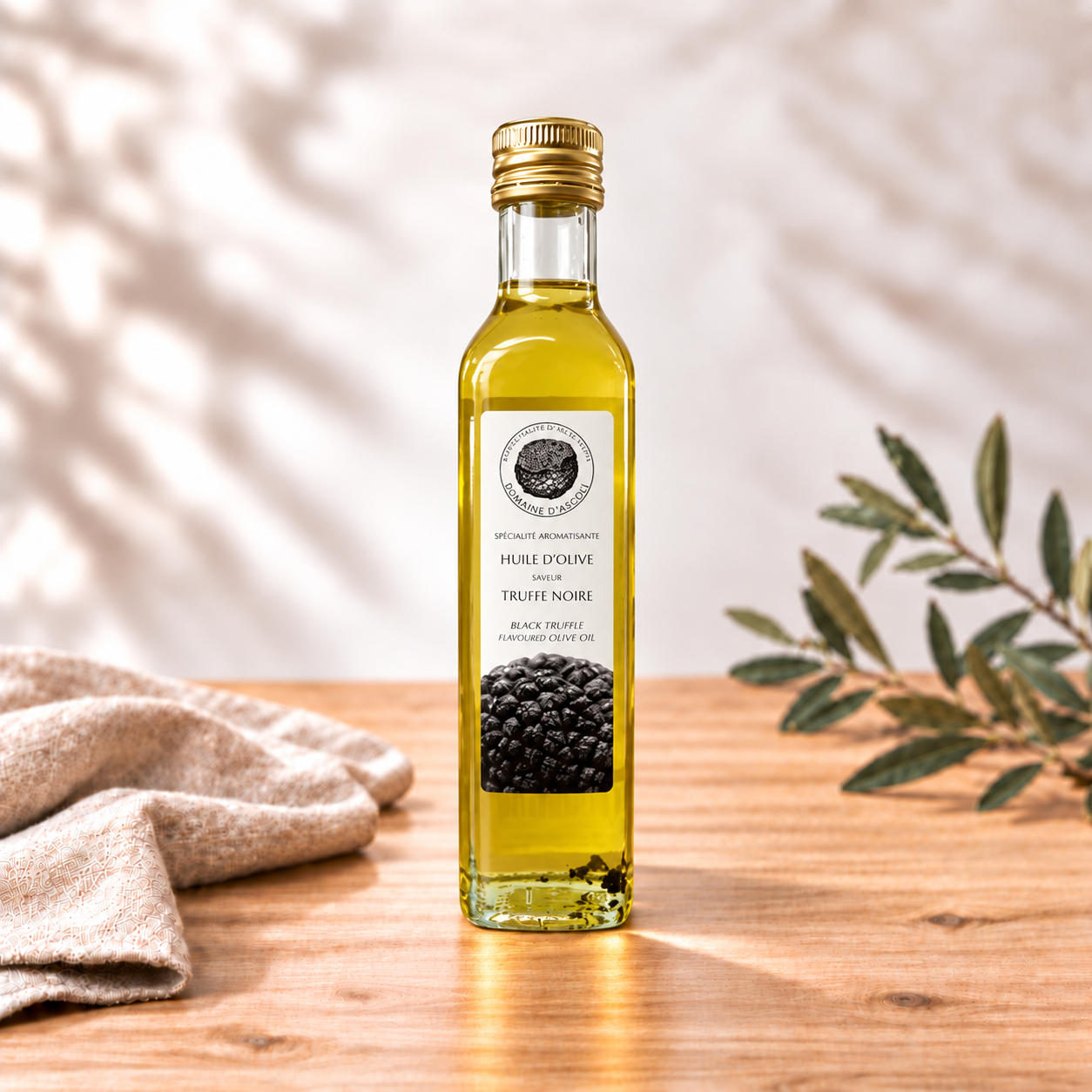 Huile de truffe noire