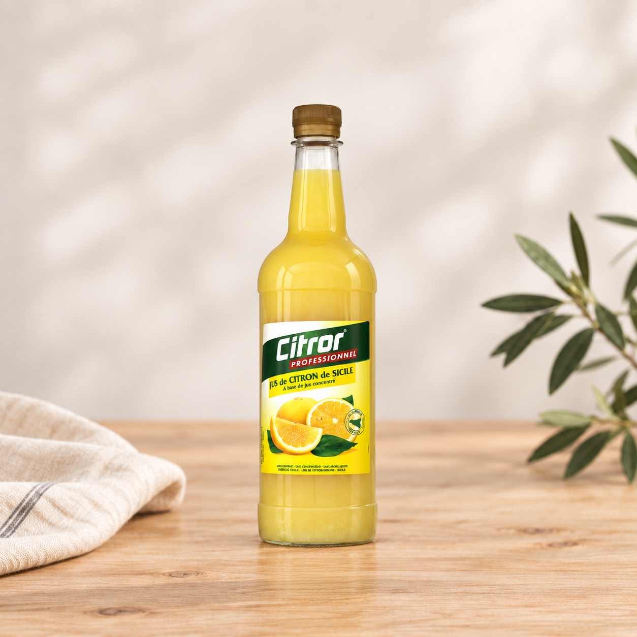 Jus de citron jaune CITROR PROFESSIONNEL 1 L