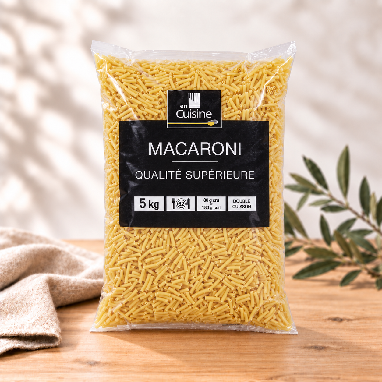 Pâtes macaroni EN CUISINE 5 KG