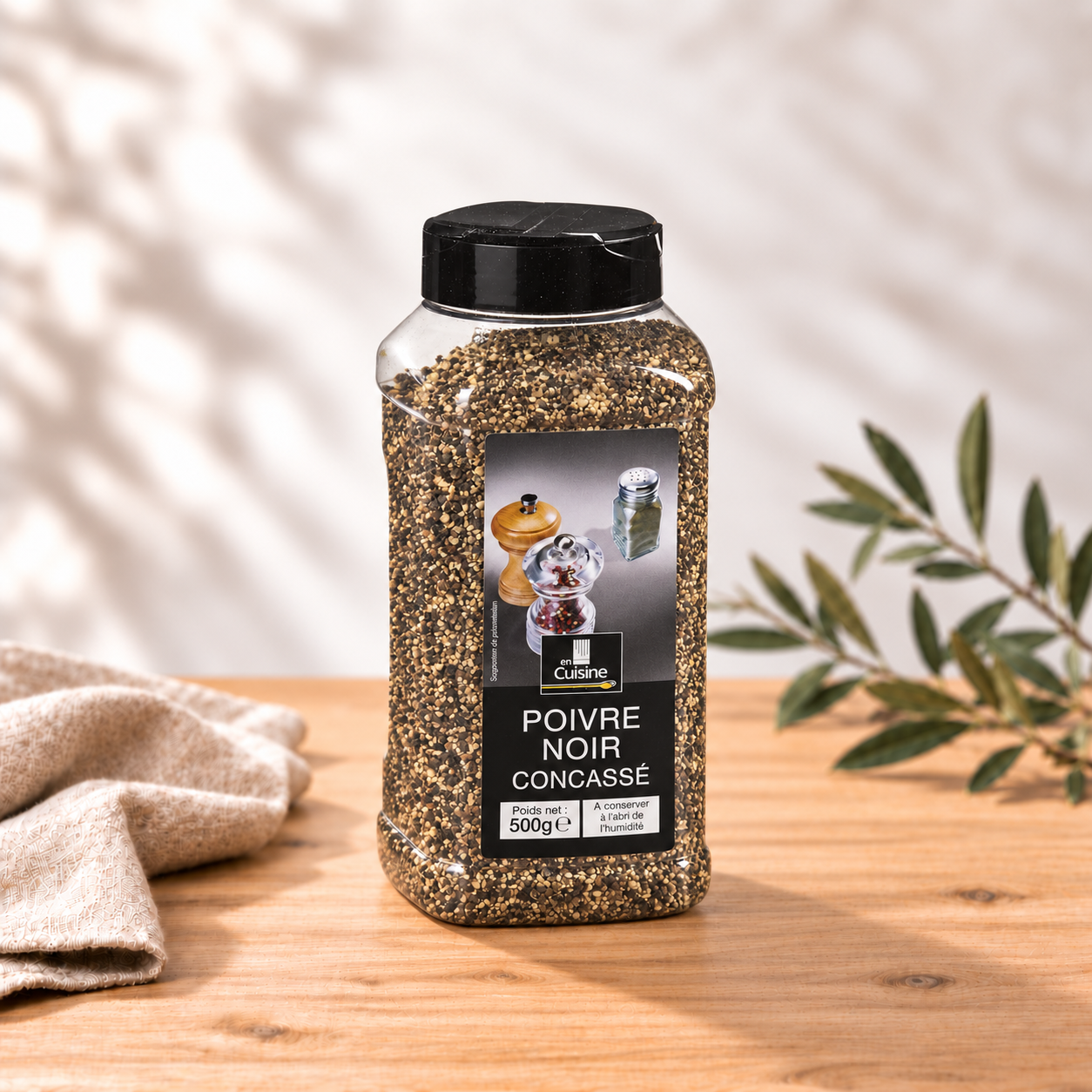 Poivre noir concassé EN CUISINE 500G